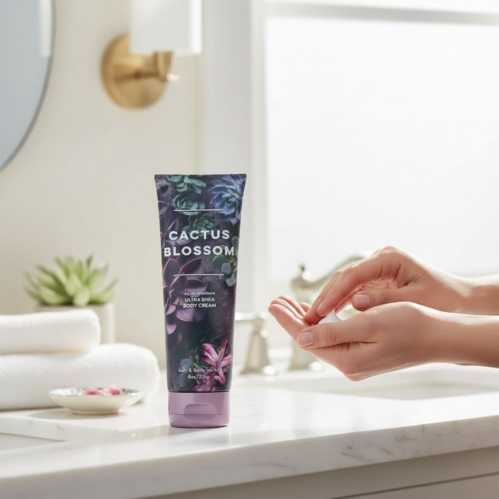 Bath & Body Works Cactus Blossom 8.0 Ounces Ultra Shea Body Cream